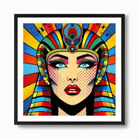 Pop Egyptian Aya TwilightSoul Art Print