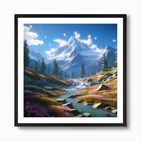 Fairy Meadows National Park Art Print