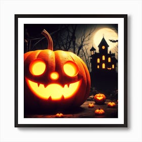 Halloween Pumpkin 1 Art Print