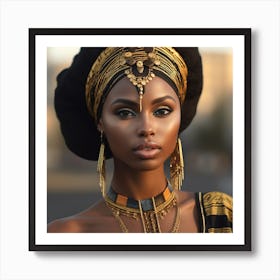 African Beauty Art Print