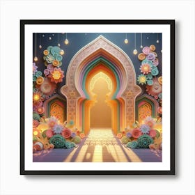Islamic Islamic Islamic Islamic Islamic Art Print