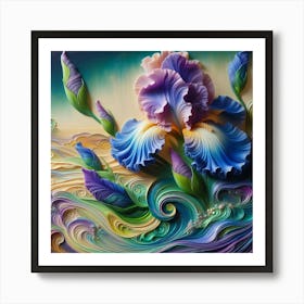 Irises Art Print