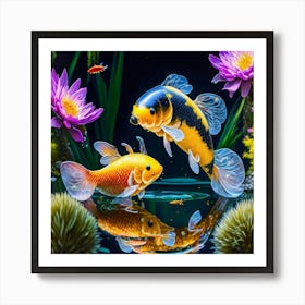 Koi Fish 1 Art Print