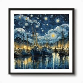 Starry Night Art Print