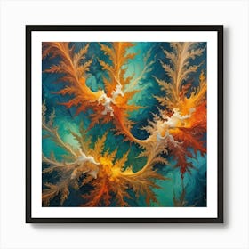 Abstract Painting 100 Art Print