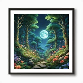 Path To The Forest Art Print