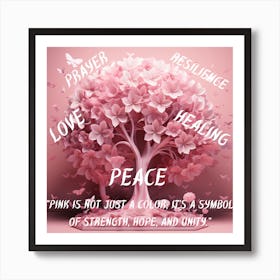Pink Is Peace 1 Art Print