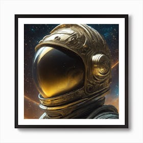 Space Astronaut Art Print