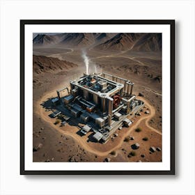 Saharan Power Plant Art Print