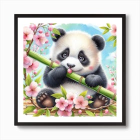 Panda Bear 1 Art Print