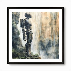 Myeera Robotic Cyborg That Is Imagined In The Bronze Age Waterc 4df0b809 7eed 4bb9 90ae B40f8a25542b Art Print