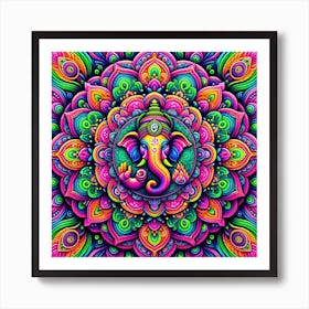 Ganesha Mandala 2 Art Print
