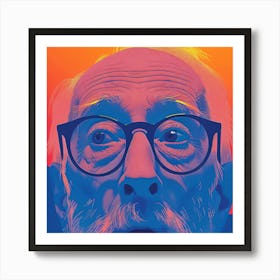 Old Man Senior Art Print