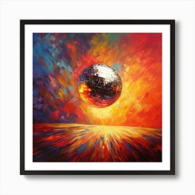 Disco Ball Art 39 Art Print