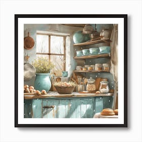 Kitchen Painting Art Print