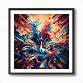 OCA DNA (Deviation) Low Level Refraction Collection - Fallon Sword Art Print