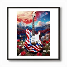 Red, White, and Blues 23 Art Print