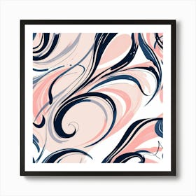 Abstract Swirls Art Print 2 Art Print