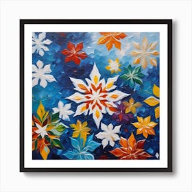 Colorful Flowers Art Print