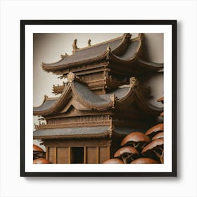 Asian Garden Art Print