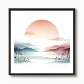 Landscape Painting 75 Art Print