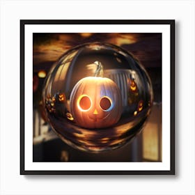 Halloween Pumpkin Art Print