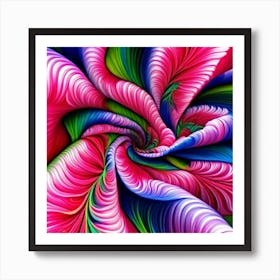 Abstract Hue 4 Art Print