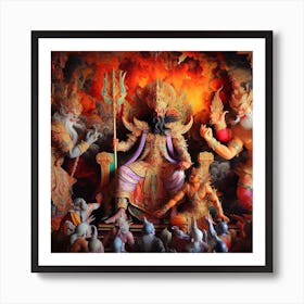 King Ravana Art Print