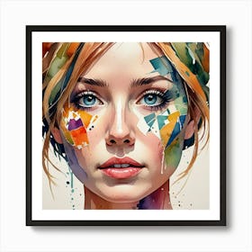 Portrait Of A Woman Art Print