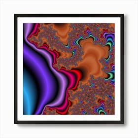 Colorful Piece Abstract Art Print