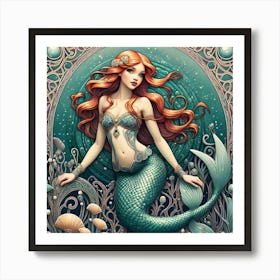 Mermaid 32 Art Print