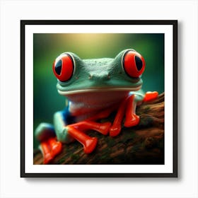 Frog Artwork Art Print