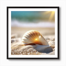 Seashell On The Beach 5 Art Print