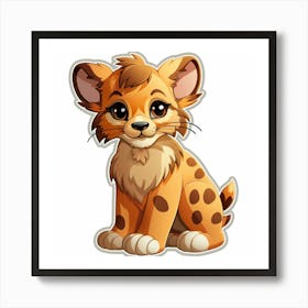 Lion Cub 38 Art Print