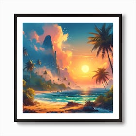 Tropical Paradise 7 Art Print