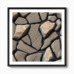 Stone Texture Art Print