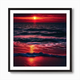 Sunset Painting, Sunset Painting, Sunset Art, Sunset Painting, Sunset Painting Art Print