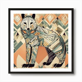 Wolf Print Art Print