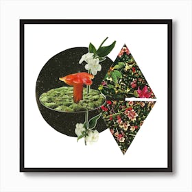 Mushroom Square Art Print