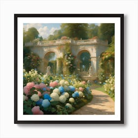 hydrangeas Art Print