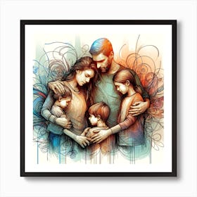 Family Portrait 3 Art Print