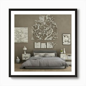 Modern Bedroom 5 Art Print