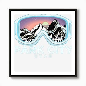 Park City Ski Park City, Ut Skiing Snow Gift Art Print