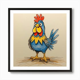 Rooster 18 Art Print