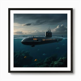 Default Create Unique Design Of Submarine 1 Art Print