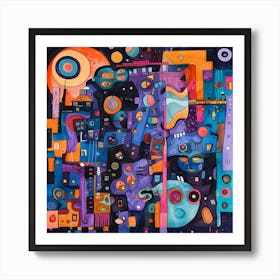 Abstract Painting 301 Art Print
