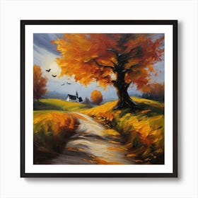 Autumn Tree 15 Art Print