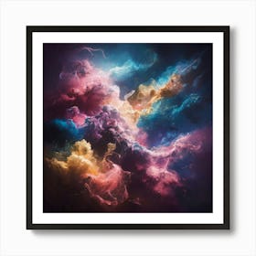 Abstract Nebula Art Print