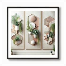 Geometric Wall Art Art Print