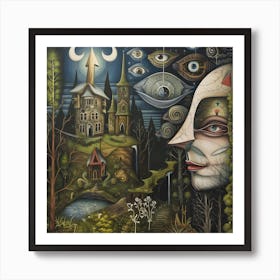 Eyes All Around Art Print